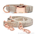 Amzon Hot Sale Tweed Dog Collars Pet Accessories